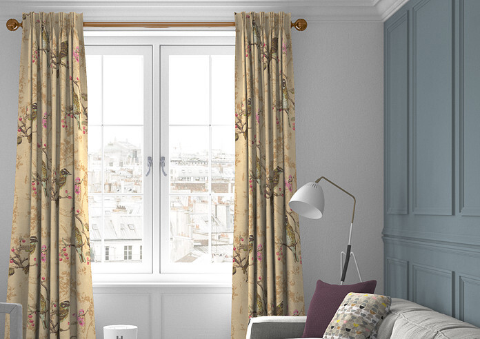 Wonderland, Cream - Made to Measure Curtains - Image 3